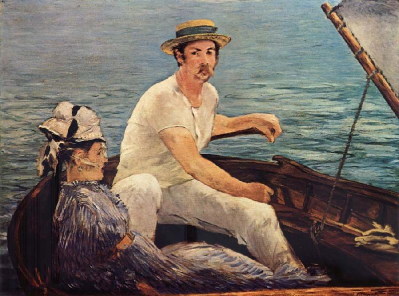 Edouard Manet Boating oil painting image